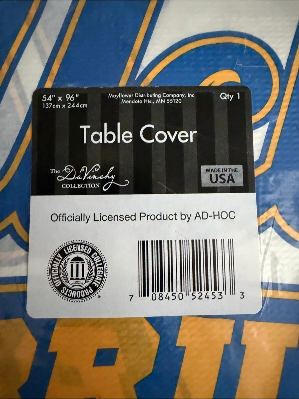 Lot of 4 UCLA Bruins Disposable Tablecloths